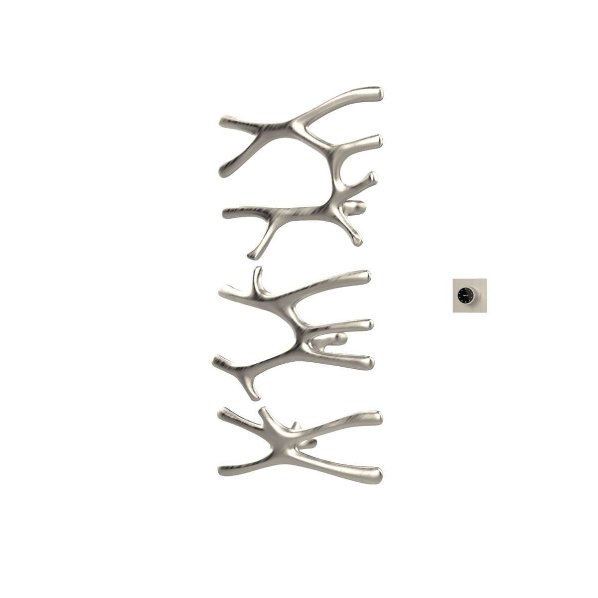 P&Bhusri S7-LMS-BNI-XM Daphne's Branch Large + Medium + Small Towel Warmer in PVD Brushed Nickel
