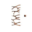 P&Bhusri S7-LMS-RGD-XM Daphne's Branch Large + Medium + Small Towel Warmer in PVD Polished Rose Gold
