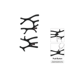 P&Bhusri S7-LM-BLK-N Daphne's Branch Large + Medium Towel Warmer in Matte Black