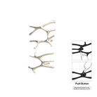 P&Bhusri S7-LM-BWG-N Daphne's Branch Large + Medium Towel Warmer in PVD Brushed White Gold