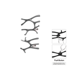 P&Bhusri S7-LM-GML-N Daphne's Branch Large + Medium Towel Warmer in PVD Gun Metal