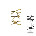 P&Bhusri S7-LS-24K-N Daphne's Branch Large + Small Towel Warmer in PVD 24K Gold