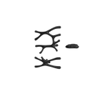 P&Bhusri S7-LS-BLK-XA Daphne's Branch Large + Small Towel Warmer in Matte Black