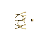 P&Bhusri S7-LS-LGD-XM Daphne's Branch Large + Small Towel Warmer in PVD Polished Luxury Gold