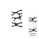 P&Bhusri S7-LS-PBN-N Daphne's Branch Large + Small Towel Warmer in PVD Polished Black Nickel