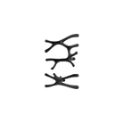 P&Bhusri S7-LS-PBN-SC Daphne's Branch Large + Small Towel Warmer in PVD Polished Black Nickel