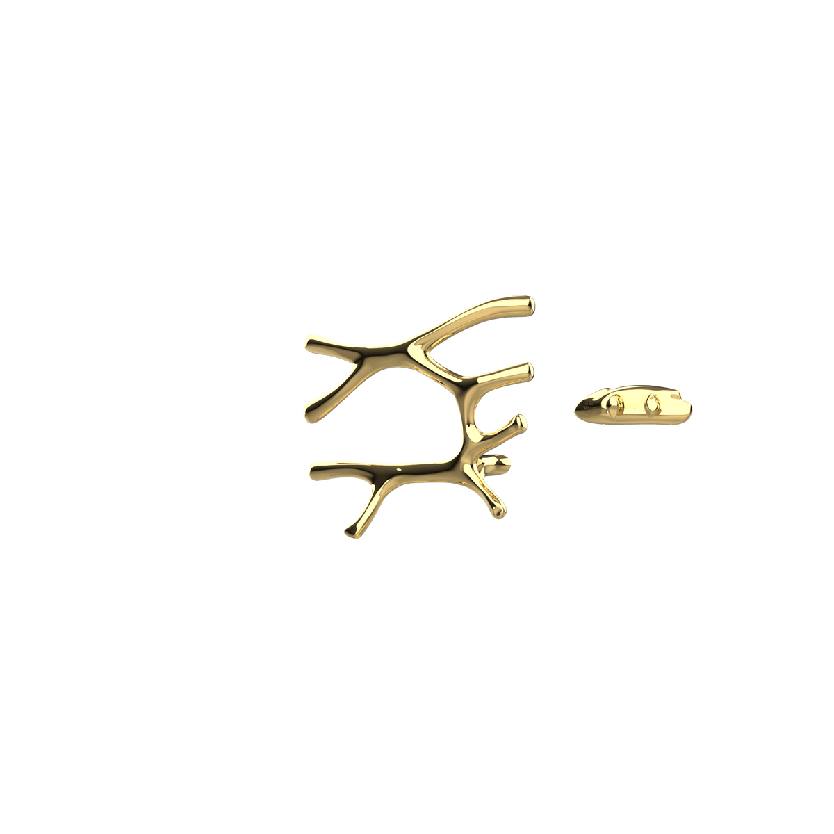 P&Bhusri S7-L-LGD-XA Daphne's Branch Large Towel Warmer in PVD Polished Luxury Gold