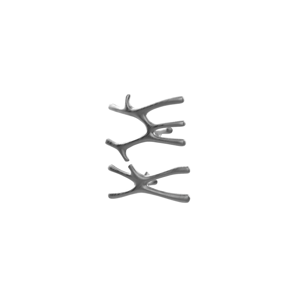 P&Bhusri S7-MS-GML-SC Daphne's Branch Medium + Small Towel Warmer in PVD Gun Metal