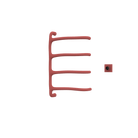 P&Bhusri S8-M-ARD-XM Tuscany Glimmer Towel Warmer in Amber Red