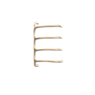 P&Bhusri S8-M-BBZ-SC Tuscany Glimmer Towel Warmer in PVD Brushed Bronze