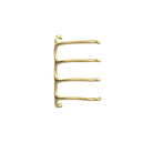 P&Bhusri S8-M-BLG-SC Tuscany Glimmer Towel Warmer in PVD Brushed Luxury Gold