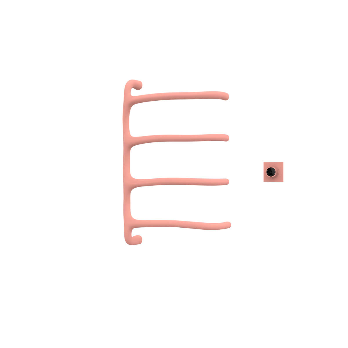 P&Bhusri S8-M-BPK-XM Tuscany Glimmer Towel Warmer in Blossom Pink