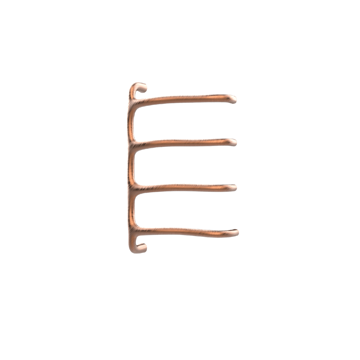 P&Bhusri S8-M-BRG-SC Tuscany Glimmer Towel Warmer in PVD Brushed Rose Gold