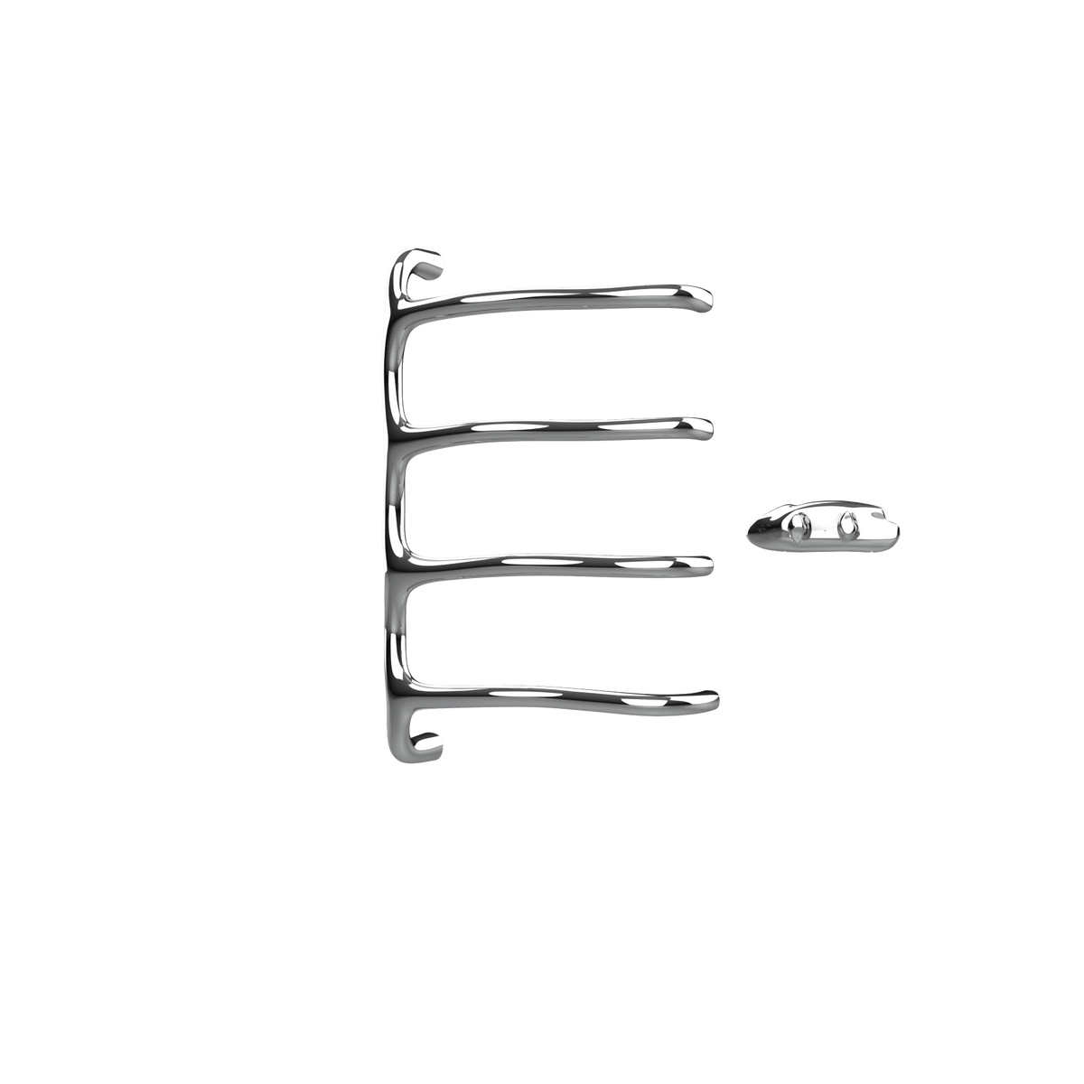 P&Bhusri S8-M-CHR-XA Tuscany Glimmer Towel Warmer in Polished Chrome