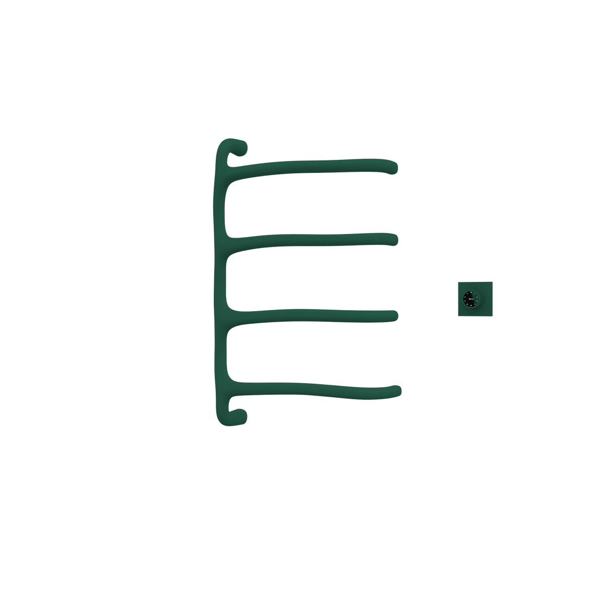 P&Bhusri S8-M-EGR-XM Tuscany Glimmer Towel Warmer in Emerald Green