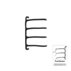 P&Bhusri S8-M-MBL-N Tuscany Glimmer Towel Warmer in Mist Black