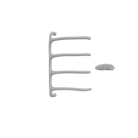 P&Bhusri S8-M-MGR-XA Tuscany Glimmer Towel Warmer in Muted Grey