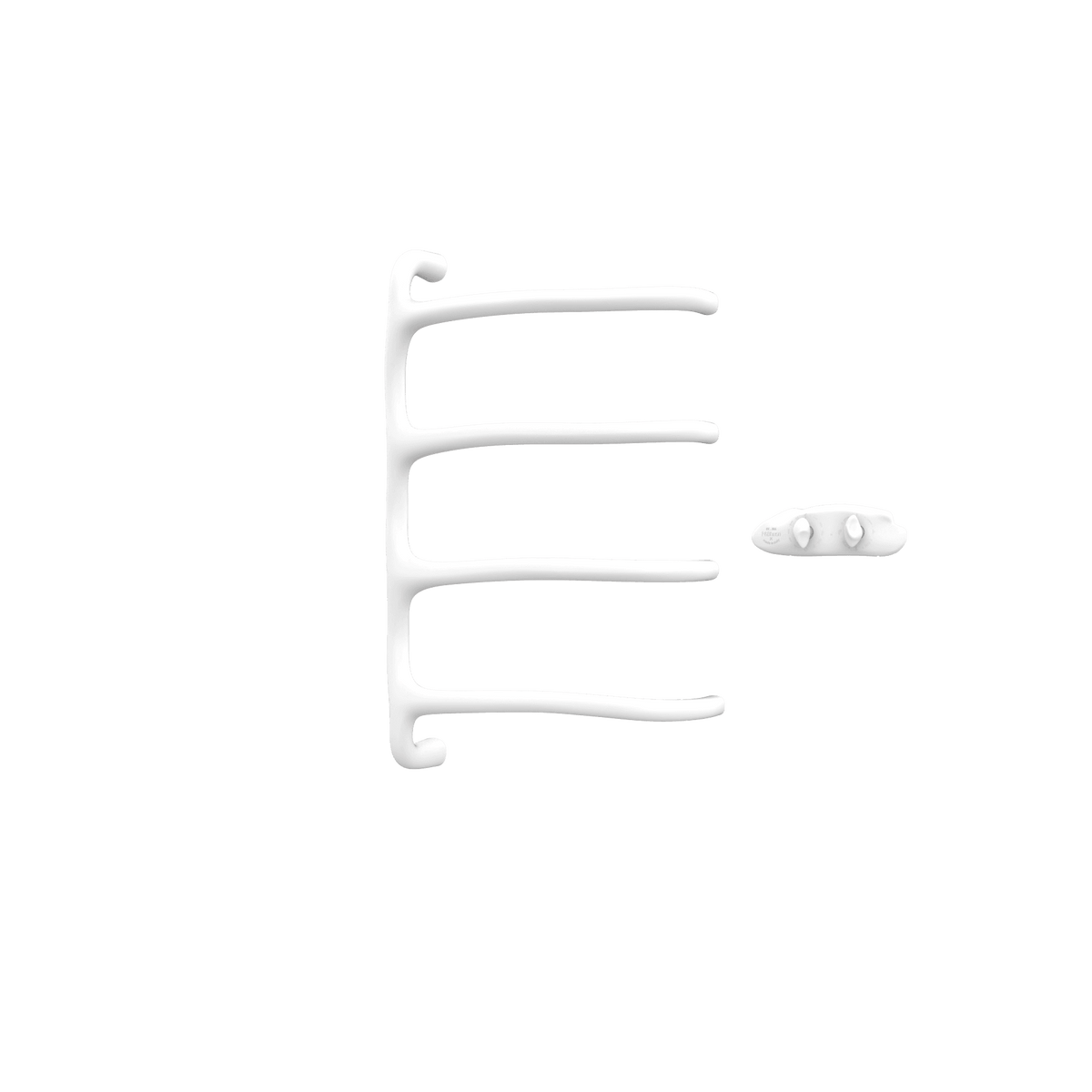 P&Bhusri S8-M-MWH-XA Tuscany Glimmer Towel Warmer in Mist White