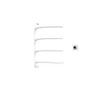 P&Bhusri S8-M-MWH-XM Tuscany Glimmer Towel Warmer in Mist White