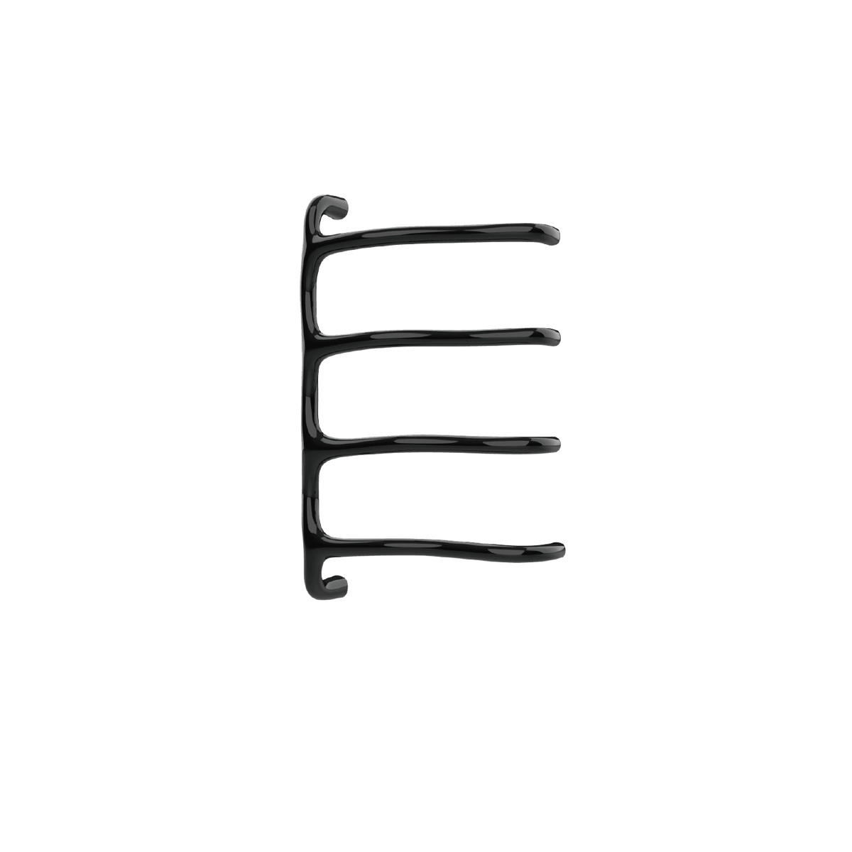 P&Bhusri S8-M-PBN-SC Tuscany Glimmer Towel Warmer in PVD Polished Black Nickel