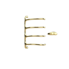 P&Bhusri S8-M-PBR-XA Tuscany Glimmer Towel Warmer in PVD Polished Brass