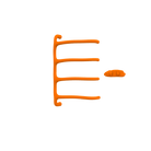 P&Bhusri S8-M-SOR-XA Tuscany Glimmer Towel Warmer in Sienna Orange