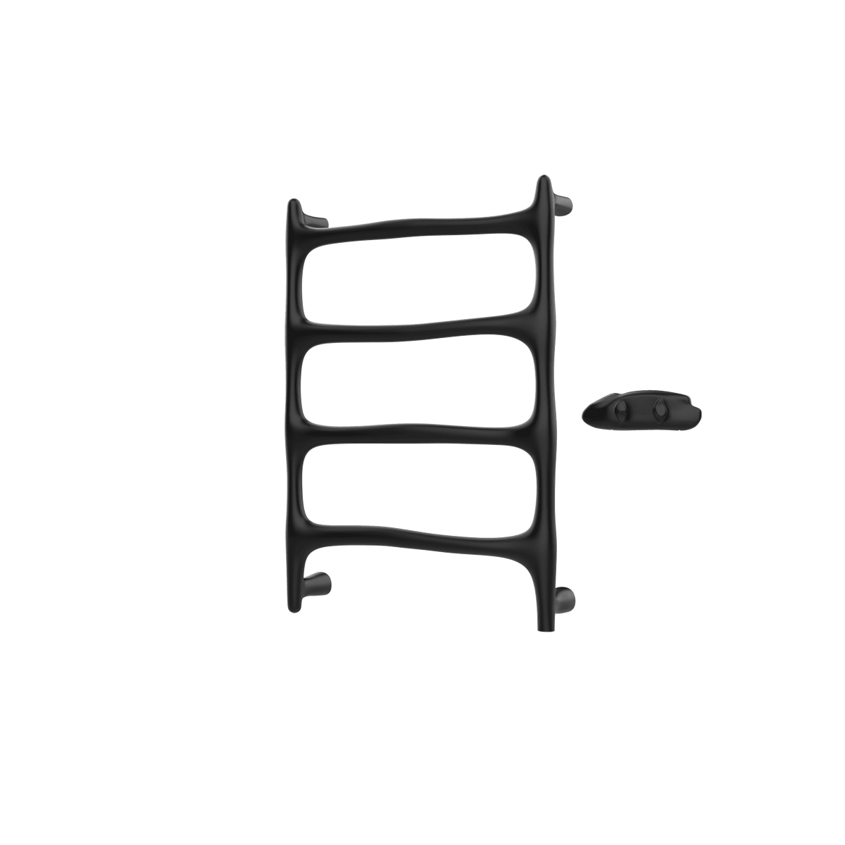 P&Bhusri S9-M-BLK-XA Verona Towel Warmer in Matte Black