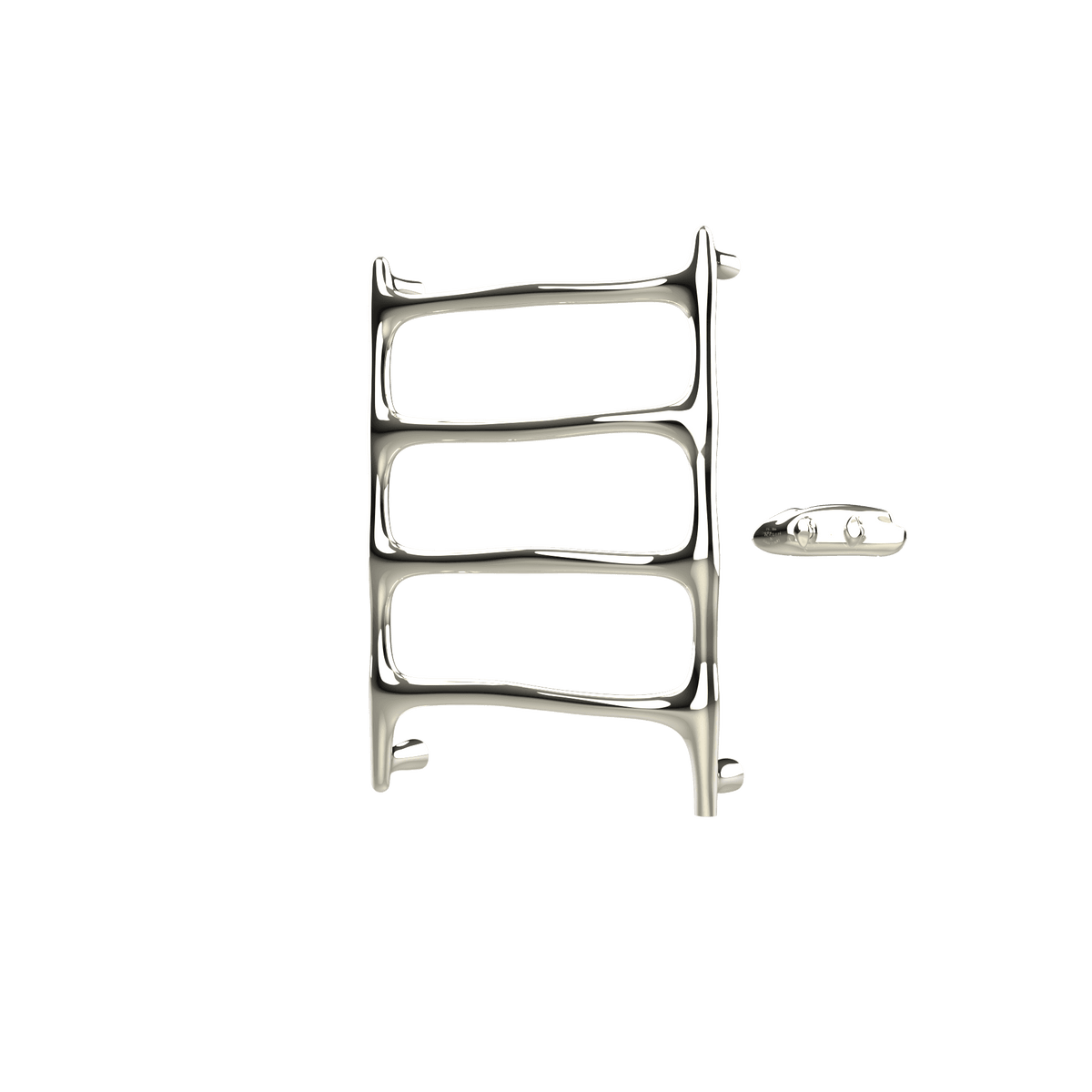 P&Bhusri S9-M-PWG-XA Verona Towel Warmer in PVD Polished White Gold