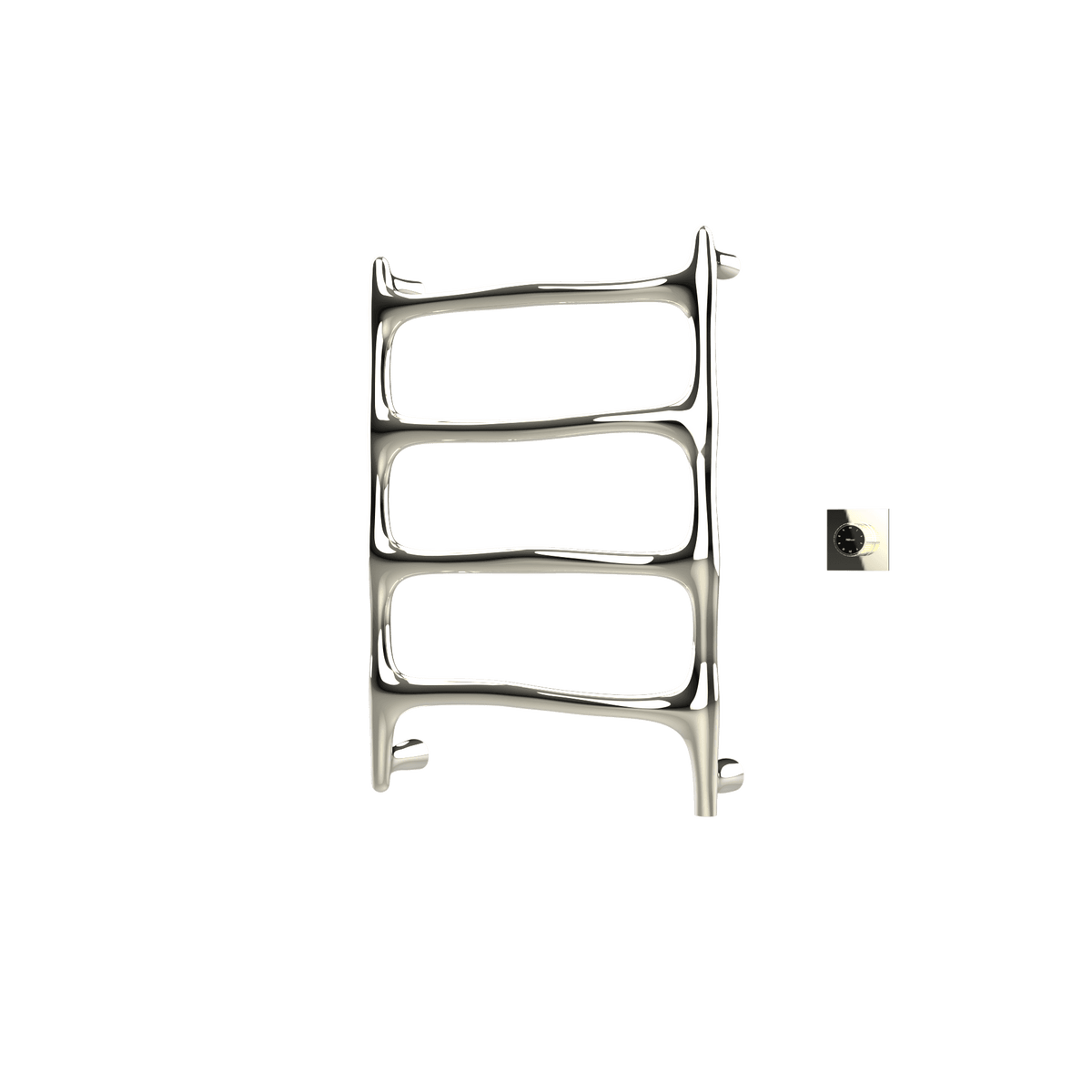 P&Bhusri S9-M-PWG-XM Verona Towel Warmer in PVD Polished White Gold
