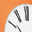 Arne Jacobsen Clocks 43652 Roman Wall Clock in White/Black