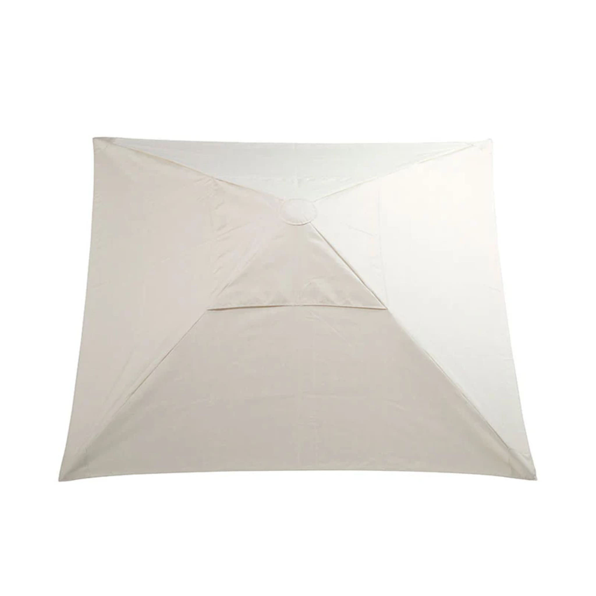 Stylish Sundial+ Umbrella in Raw offering a 200 cm canopy, scratch-resistant finish, and sustainable construction.