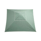 Elegant Sage Sundial+ Umbrella featuring a lifetime guarantee, 260 cm height, and environmentally friendly materials.