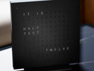 QLOCKTWO T4BLSSBL QLOCKTWO EARTH 13.5 Deep Black
