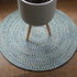 Hazel Tweed Round Harbor Blue ZE52