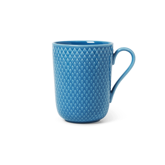 Lyngby Porcelæn 201973 Rhombe Color Mug in Blue