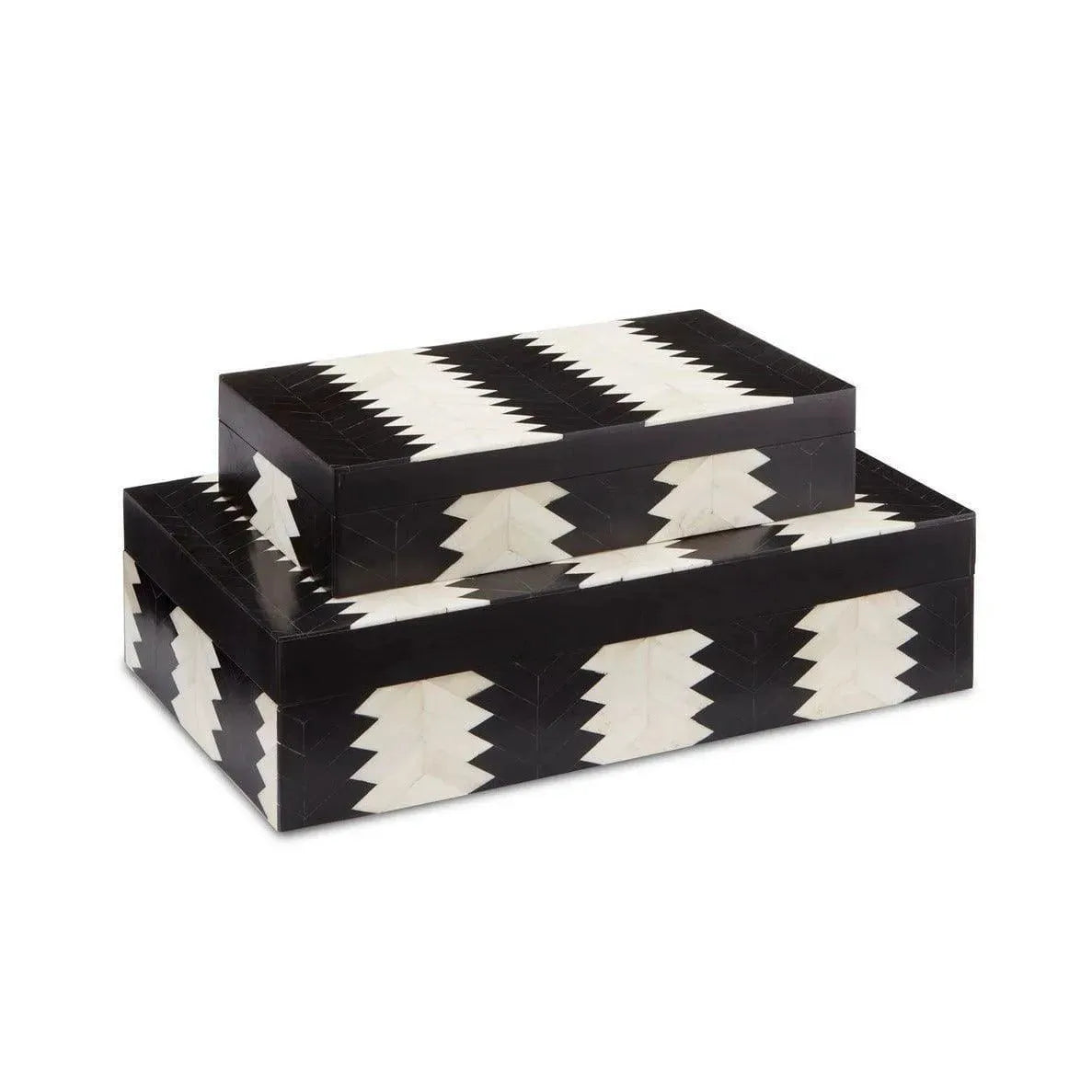 Currey and Company - Arrow Box Set of 2 - 1200-0450 | The Rug District