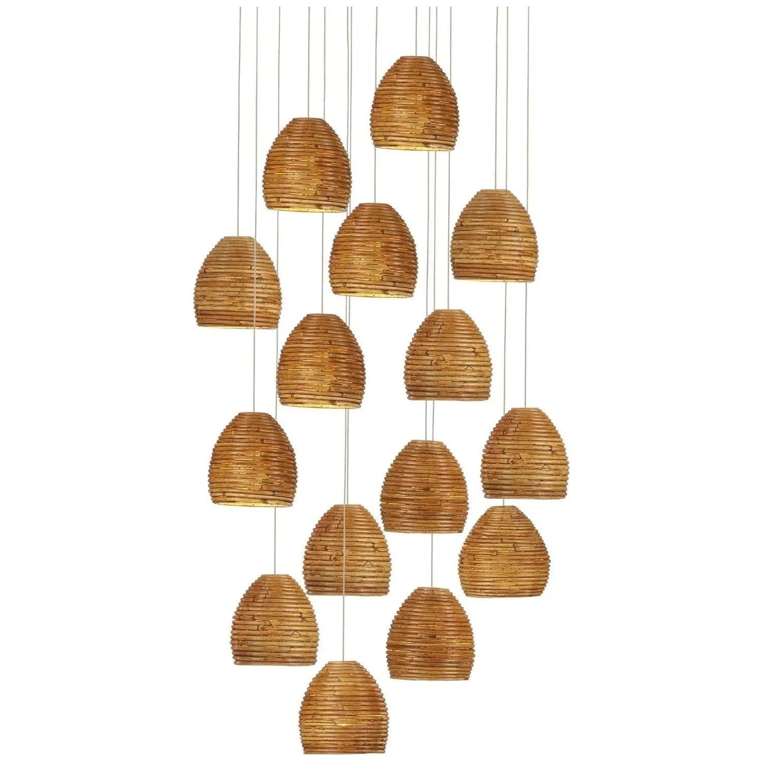 Currey and Company - Beehive Multi Light Pendant - 9000-1001 | The Rug District