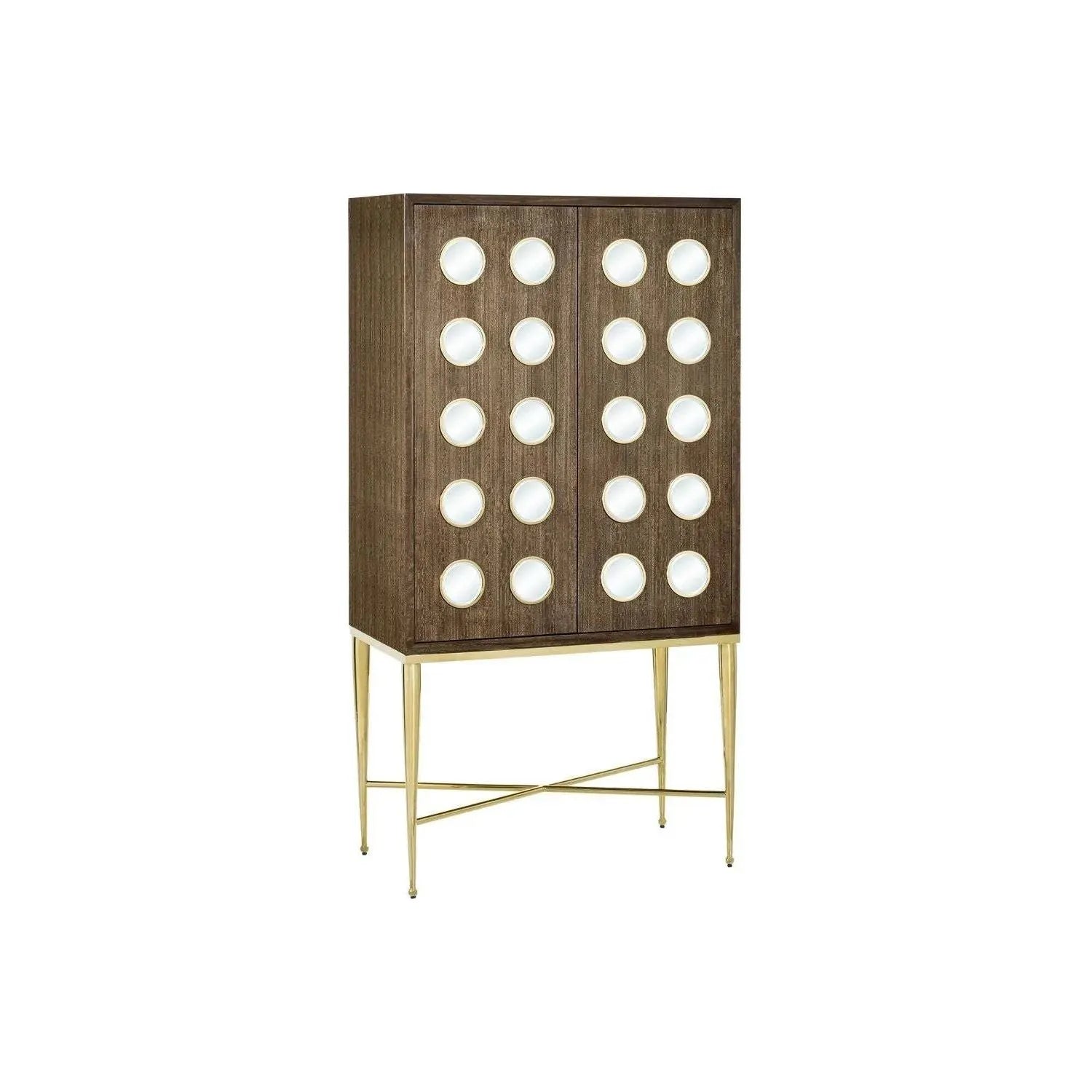 Currey and Company - Colett Bar Cabinet - 3000-0299 | The Rug District