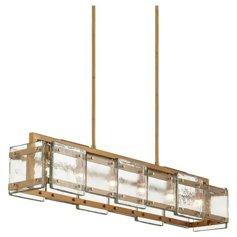 Currey and Company - Countervail Linear Chandelier - 9000-1165 | The Rug District