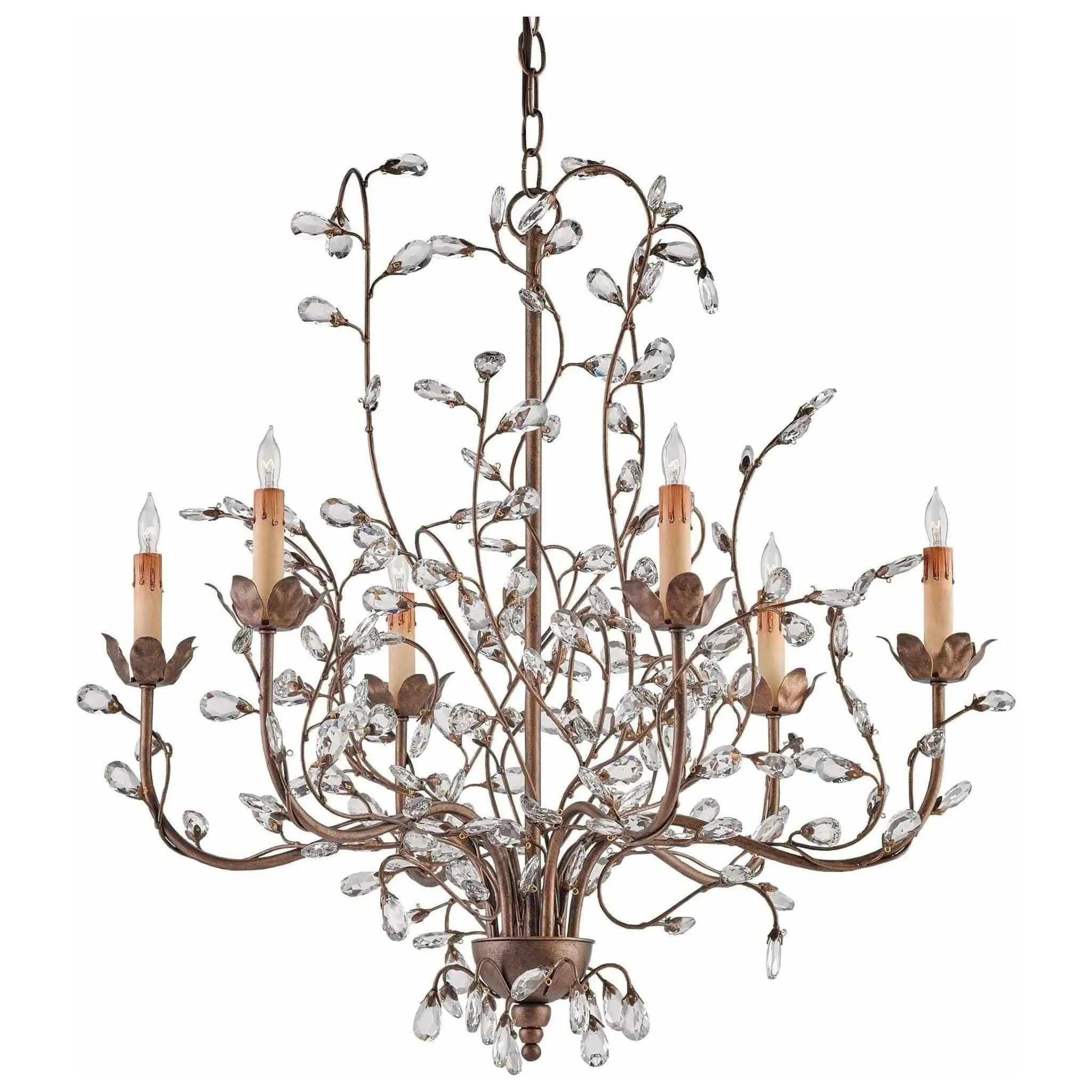Currey and Company - Crystal Bud Chandelier - 9882 | The Rug District
