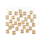 Currey and Company - Daze 30-Light Multi-Drop Pendant - 9000-0893 | The Rug District