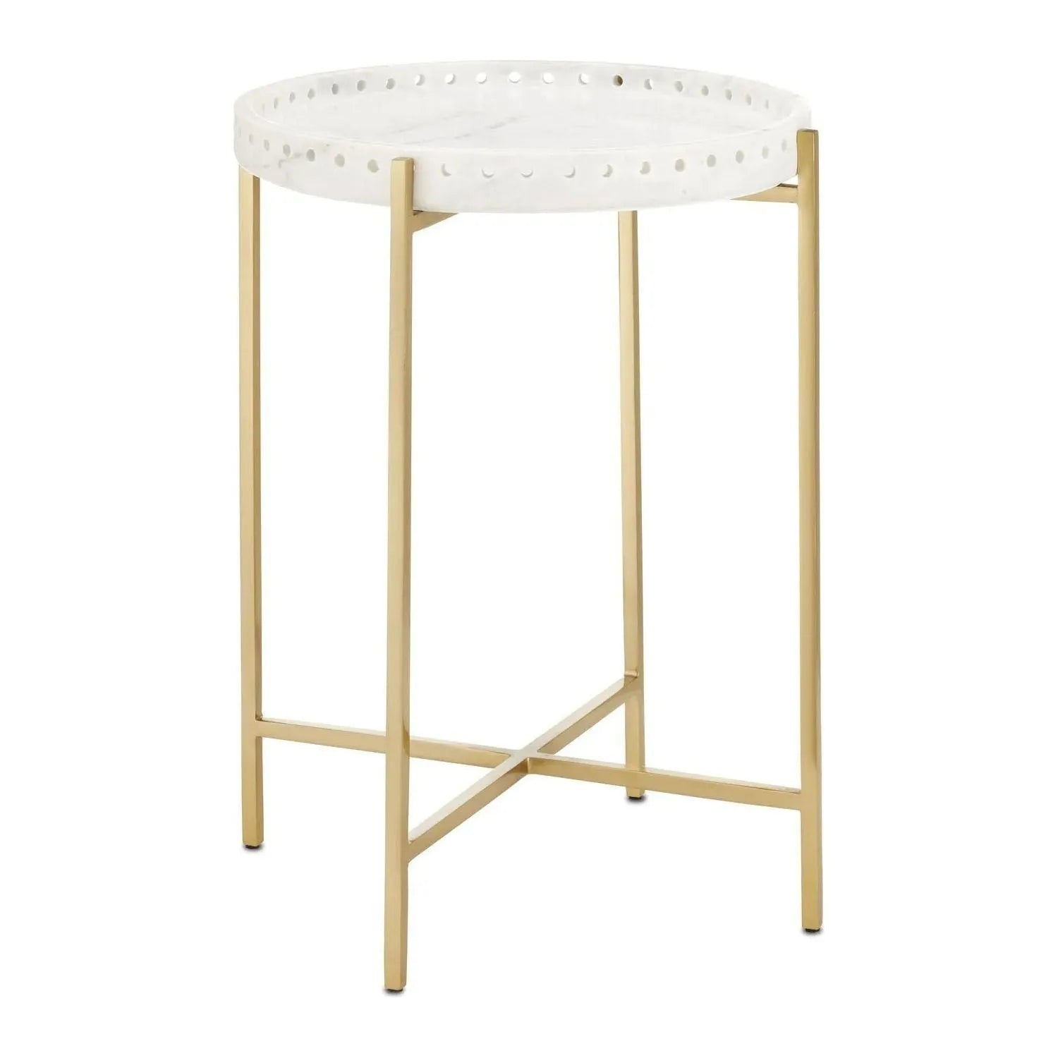Currey and Company - Freya Accent Table - 4000-0146 | The Rug District