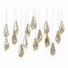 Currey and Company - Glace Linear Multi Pendant - 9000-0706 | The Rug District