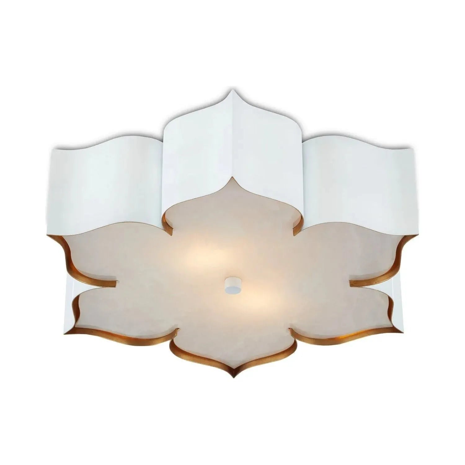 Currey and Company - Grand Lotus Flush Mount - 9999-0010 | The Rug District