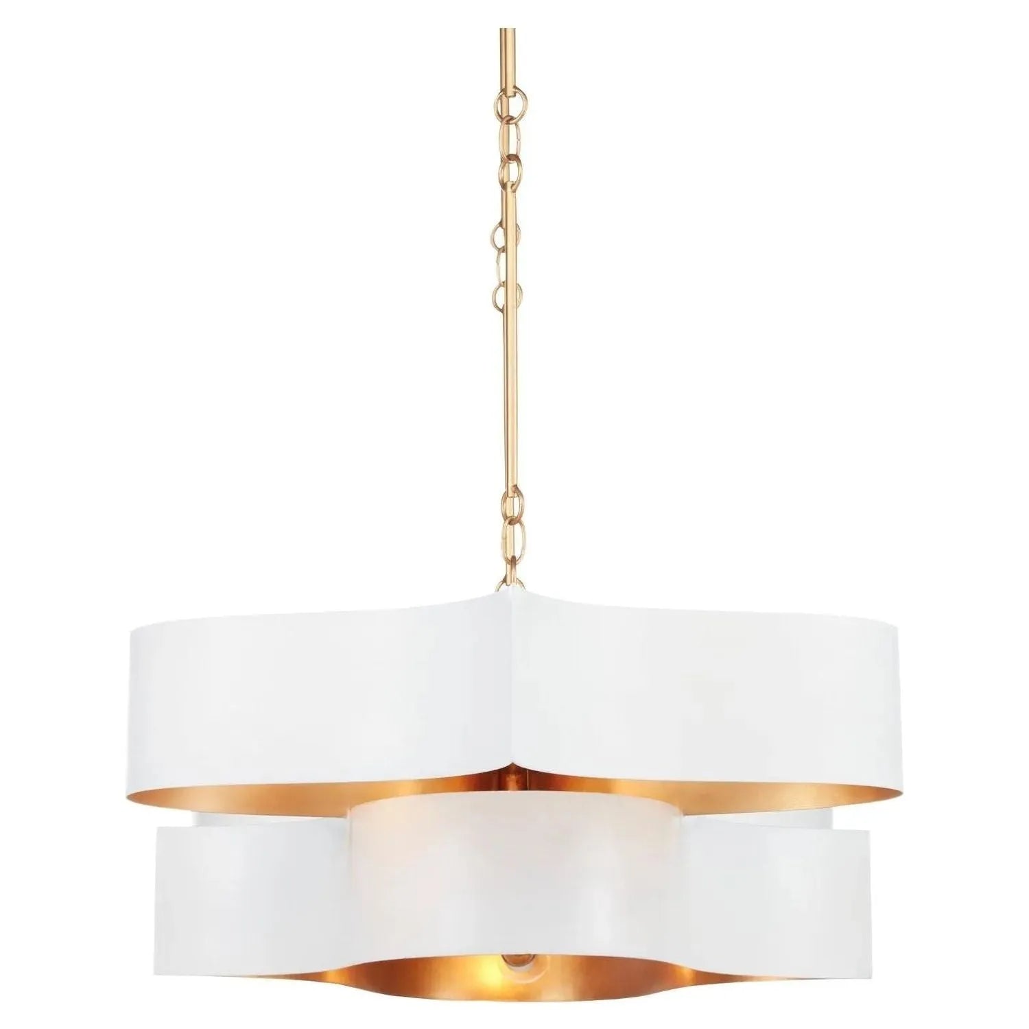 Currey and Company - Grand Lotus Linear Chandelier - 9000-0046 | The Rug District