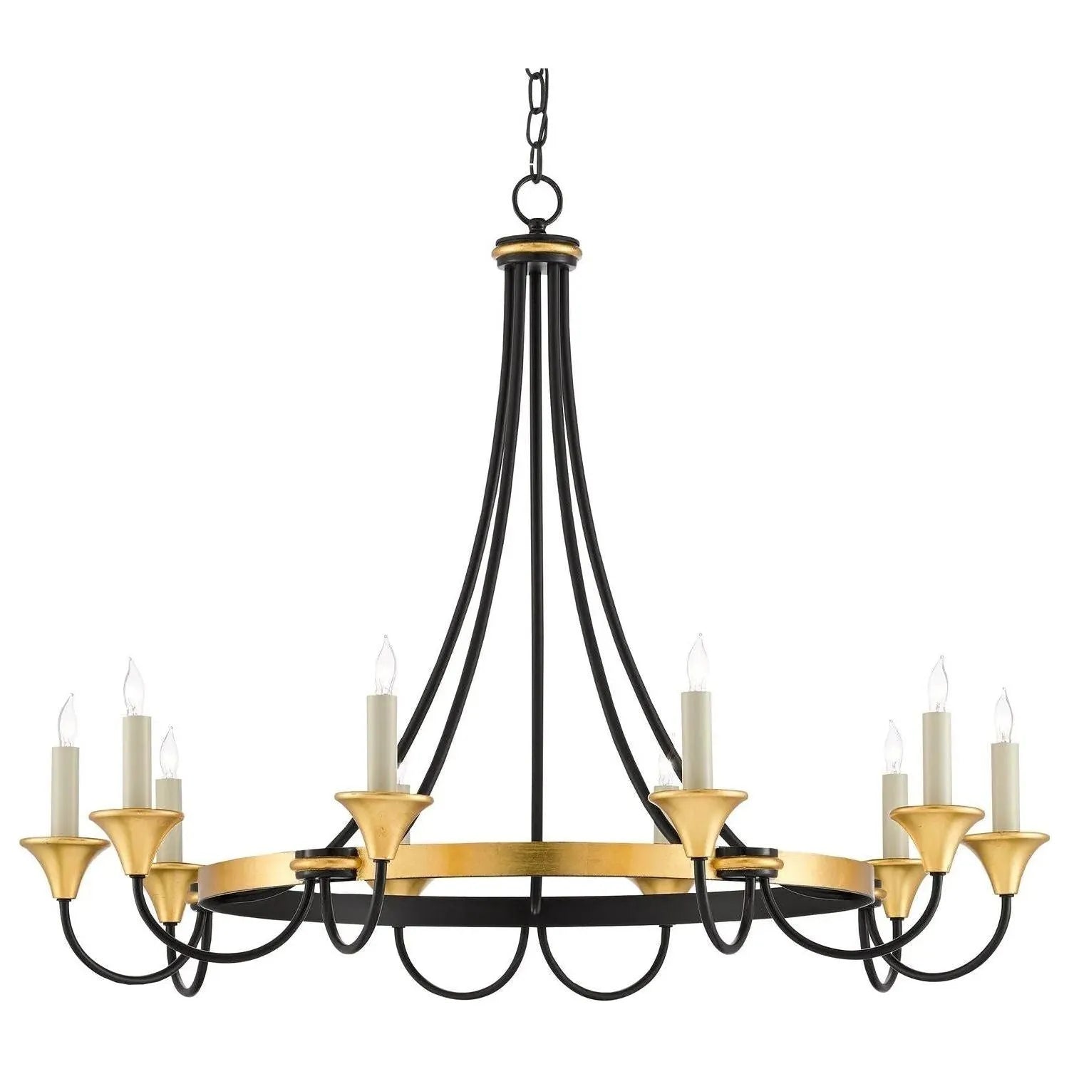 Currey and Company - Hanlon Chandelier - 9000-0474 | The Rug District