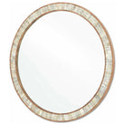 Currey and Company - Hyson Round Mirror - 1000-0070 | The Rug District