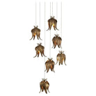 Currey and Company - Iota Multi Light Pendant - 9000-1021 | The Rug District