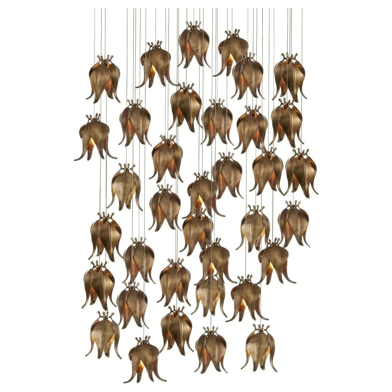 Currey and Company - Iota Multi Light Pendant - 9000-1025 | The Rug District