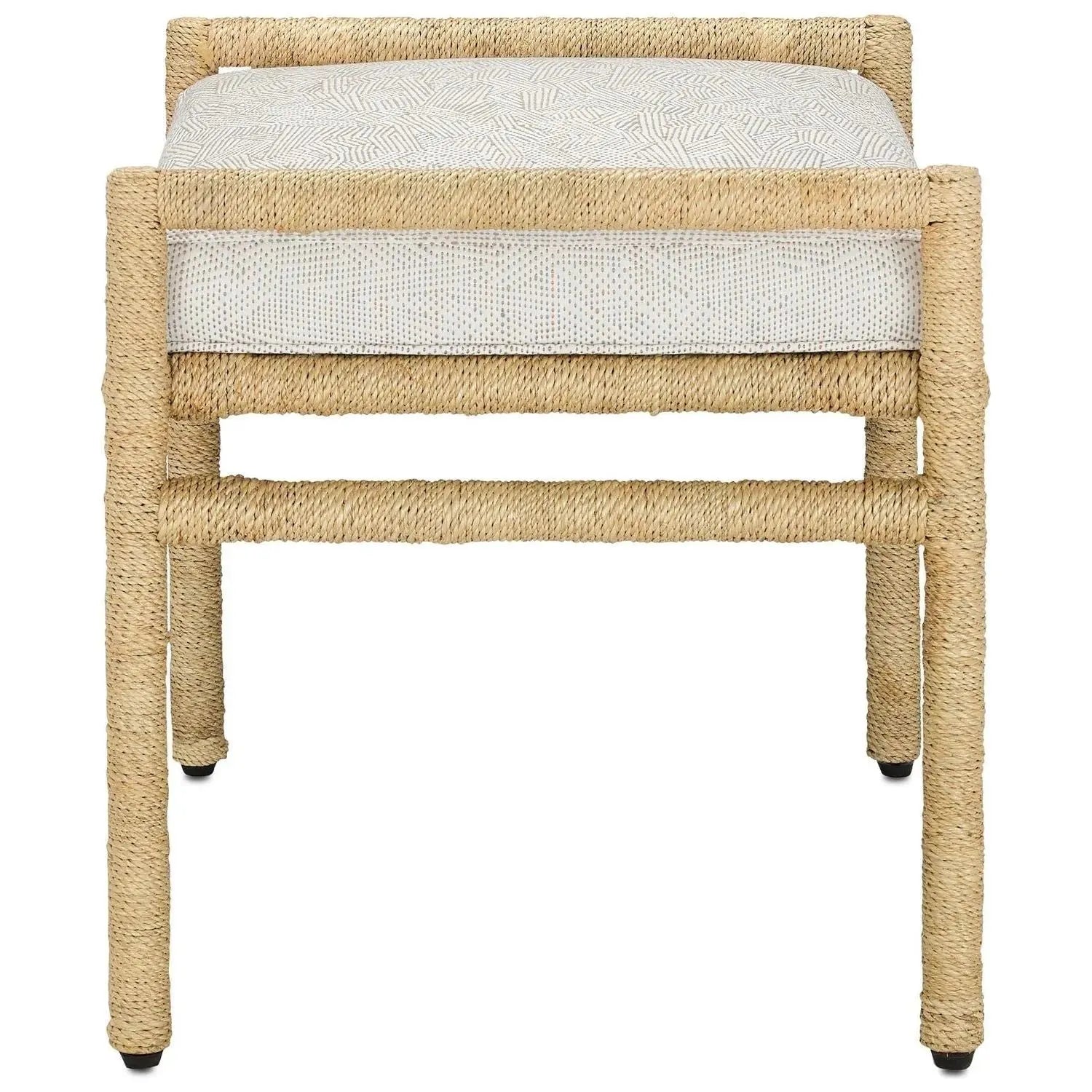 Currey and Company - Olisa Ottoman - 7000-1161 | The Rug District